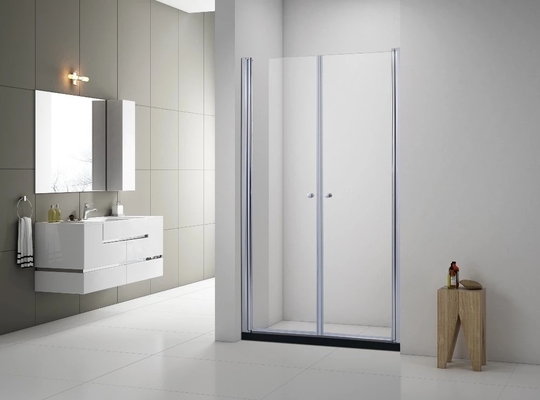 6mm Safety Custom Glass Shower Doors For Stand Up Shower European Style Pivot Hinge