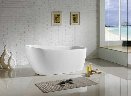 Comfortable Acrylic Insulated Freestanding Bathtubs 1700mm Durable Classic