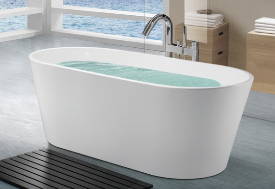 2 Person Free Standing Soaking Tubs For Small Spaces 1700x800x580mm