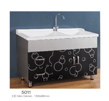 Black And White Stainless Steel Bathroom Wall Cabinets Pragmatism Elegance